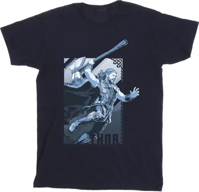 Produktbild von Marvel - "Love And Thunder" T-Shirt für Herren BI52171 (3XL) (Marineblau)