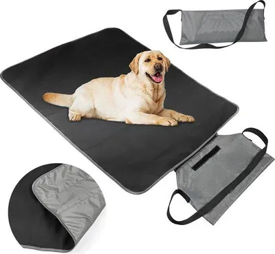 Image de Couverture pour chien d'extérieur lavable et rembourrée, grande taille, imperméable, de voyage