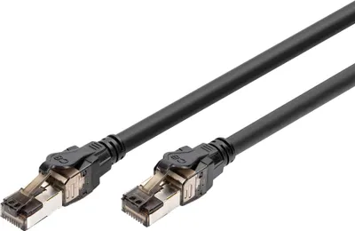 Image de DIGITUS Patchkabel CAT 8.1 S/FTP 0,50m schwarz