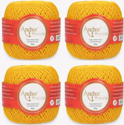 Productafbeelding van 4 bollen Anchor Freccia 12 – katoendraad voor fijn breien (kleur 08298)