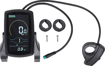 Zdjęcie produktu dla Elektryczny wyświetlacz LCD do roweru, prędkościomierz ABS, licznik kilometrów, ekran do wymiany