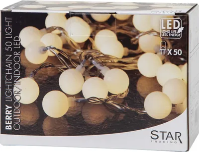 Zdjęcie produktu dla Star Trading 476-43, Lekki łańcuch do dekoracji, Przezroczysty, Nastrój, IP44, Elastyczny, 50 szt.