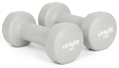 Zdjęcie produktu dla VirtuFit Vinyl Dumbbell Set Pro 2 x 1 kg