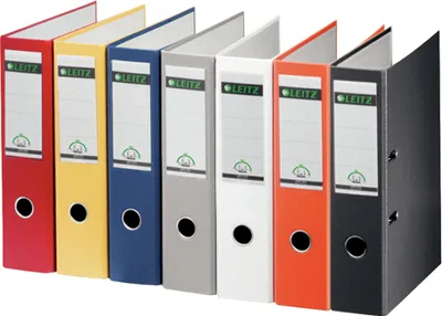 Produktbild von LEITZ Plastikordner 180 Grad DIN A4 80 mm grau