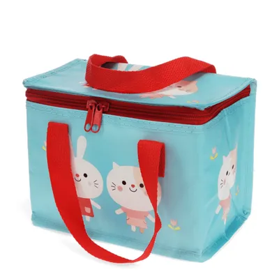 Produktbild von Isolierte Snacktasche Lottie and Friends Kühltasche Lunchtasche ca. 21x16x12 cm Katze Hase