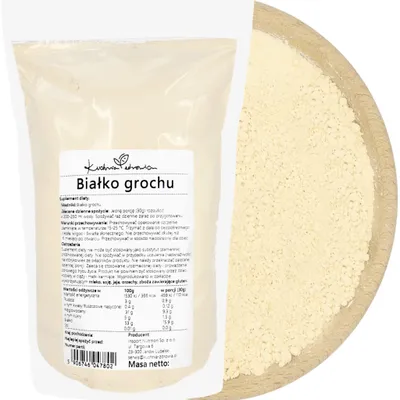 Produktbild von Erbsenprotein Pulver 500g Vegan Pflanzliches Eiweiß Protein Shake Sport Küche