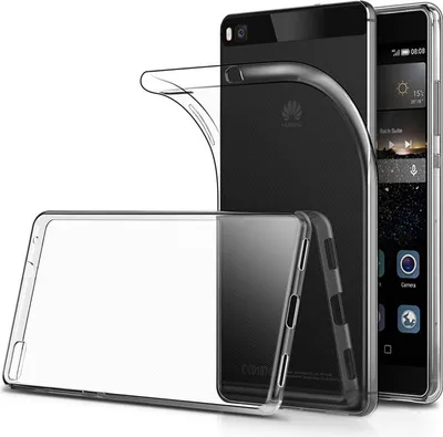 Produktbild von Schutzhülle für Huawei P8 Hülle Transparent Slim Cover Clear Case