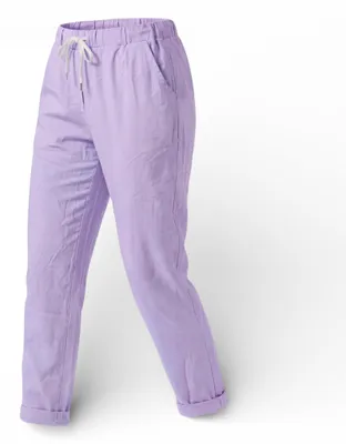 Produktbild von Chinohose mit Stretch Freizeithose 36-44 Schlupfhose im Knitterlook für Damen