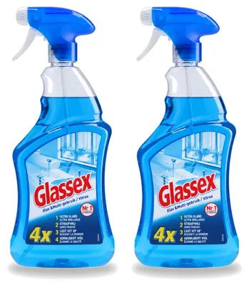 Produktbild von 2 x Glassex Glas- und Multi-Reinigungsspray - 750 ml - Vorteilspackung - 2 Stücke