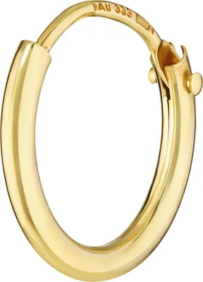 Produktbild von Einzel Herren Creole Echt Gold 333 Ohrring Ohrschmuck Ohrhänger 11mm 3752
