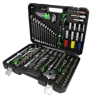 Zdjęcie produktu dla KS TOOLS 512.0132 COMPETITION 1/4"+3/8"+1/2" Klucz nasadowy Zestaw kluczy nasadowych 512