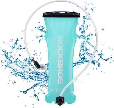Produktbild von ROCKBROS Faltbar Trinkbeutel Wasserbeutel mit Schlauch Fahrrad Motorrad Laufen TPU 2L