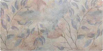 Produktbild von Zarter Blätterhintergrund– Schreibtischunterlage – Schreibtisch Tischunterlage – 100x50 cm – Unterlage Groß Schreibtischmatte