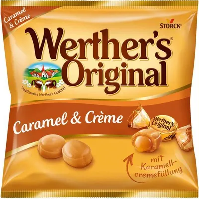 Produktbild von Storck Werthers Original Karamell und Creme Bonbons in der Tüte 225g
