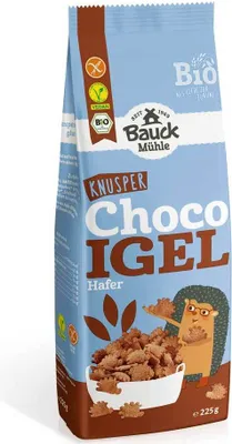 Produktbild von Bauck Mühle Knusper Choco Igel Hafer  glutenfrei 225 g