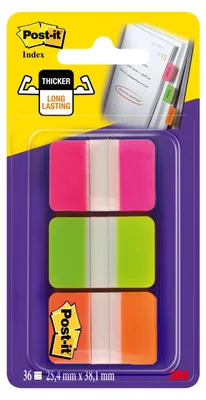 Productafbeelding van 3M Post-it Indexlabels, 686PGOT, Sterk, Geel | Set van 36 stuks