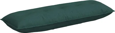 Image de vidaXL Coussin de dossier Vert foncé 140 x 19 x 50 cm Tissu