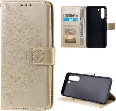 Image de Housse pour Samsung Galaxy S21 FE Housse téléphone portable Flip Case Cover Etui Mandala