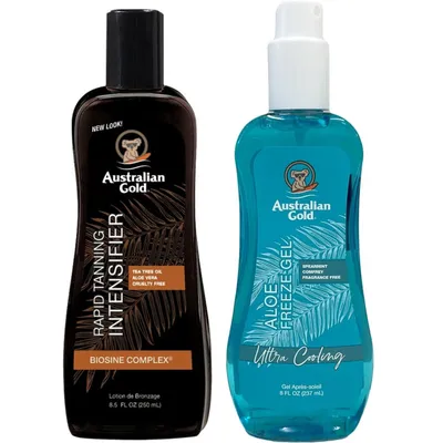 Image de Australian Enlarged Quick Tanning Sunscreen + Aloe Freeze Gel