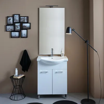 Immagine prodotto di Mobile bagno a terra 65 cm bianco export | Rimini