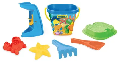 Zdjęcie produktu dla Maximus wywrotka granatowa + komplet do piasku 7 el.