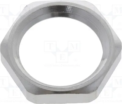 Immagine prodotto di 3 connettori PG7 in ottone, spessore: 2,8 mm, nichelati, chiave: 15 mm, codice prodotto: 1.161.0700.01, per raccordi