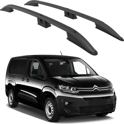 Obrázek produktu pro TURTLE STŘEŠNÍ LIŠTA CROWN CITROEN BERLINGO ALL 2019 2020 2021 2022 2023 2024 (SWB)  , Černá