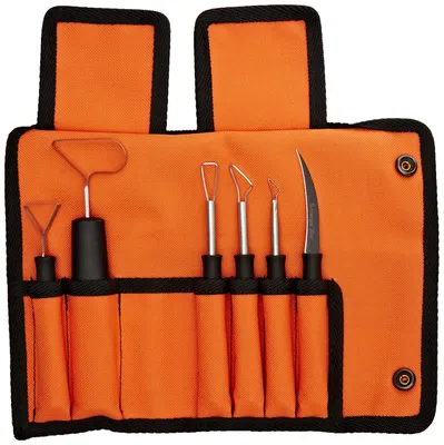 Modellierwerkzeug-Set, 6-teilig, rostfreier Stahl, spülmaschinengeeignet