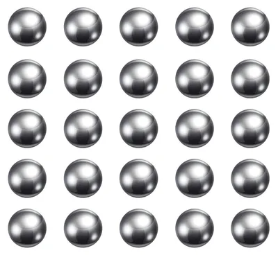 80 Präzisionskugeln 9,5 mm G200 Edelstahl für Lager
