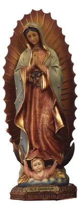 Madonna von Guadalupe Figur, Kunstharz, 15 cm