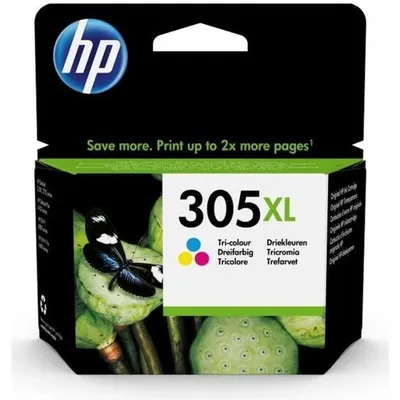 Immagine prodotto di Cartuccia d'inchiostro HP 305XL, tricolore, alta capacità, originale, per DeskJet 2300/2700/4200/Plus 4100, Envy 6000