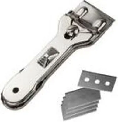 Produktbild von Glasschaber mit 5 Ersatzklingen