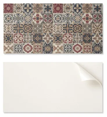 Immagine prodotto di Pannello in vinile autoadesivo con stampa, ideale per bagni, dimensioni 120 x 60 cm, motivo a mosaico
