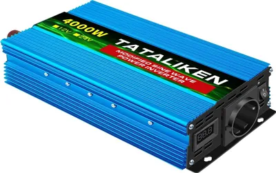 Zdjęcie produktu dla Przetwornica, 12V do 220V AC, moc wyjściowa 500W do 4000W, 12V4000W50HZ EU, 220V, 12V