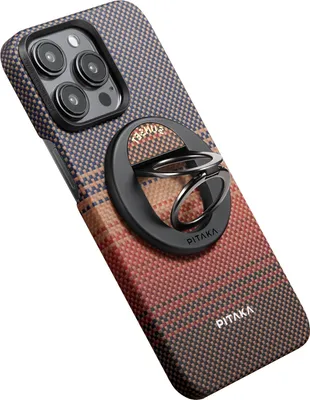 Image de Pitaka MagEZ Grip 3 – Compatibilité avec MagSafe et MagEZ 2.0 – Utilisation comme poignée ou support – Conception à double anneau pour stabilité