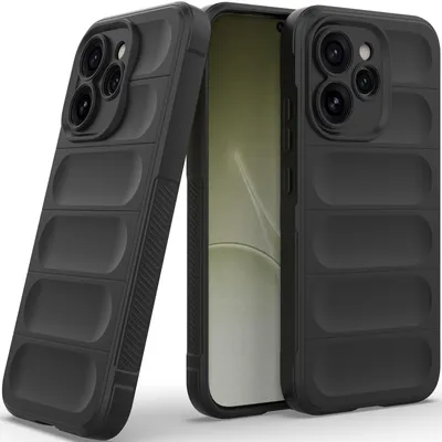 Produktbild von Handyhülle für Oppo Reno15 Pro Weich TPU Silikon Stossfest Anti-rutsch Hülle Schwarz