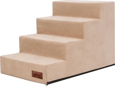 Zdjęcie produktu dla Duże schody dla psa 4 stopniowe, schodki materiałowe dla psa 60x40cm