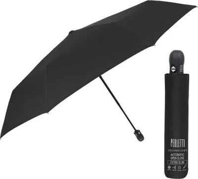 Image de Parapluie pliant entièrement automatique Perletti Technology Extra Piatto, 21820