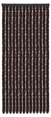 Productafbeelding van Fluwelen gordijn, 56x185 cm - 140x220 cm - eBay, effen bruin - 56x185 cm