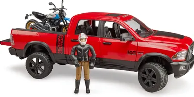 Obrázek produktu pro Bruder Terénní auto RAM s motocyklem