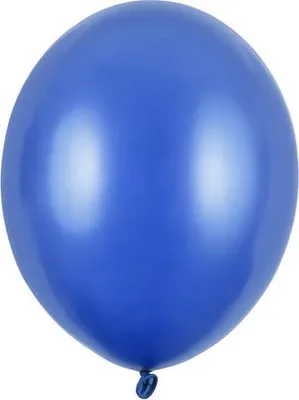 Obrázok produktu pre Silné balóny 27 cm, metalická modrá (1 balenie / 10 kusov)