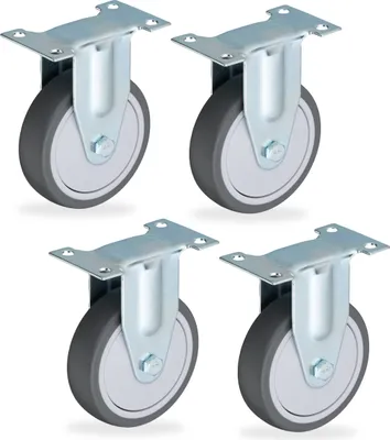 Produktbild von relaxdays Bockrolle 4er Set