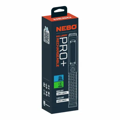 Obrázok produktu pre NEBO NEB-FLT-1033-G, Baterka, Hliník, Čierna, Oranžová, Hliník, IPX7, COB LED, 1 lámp