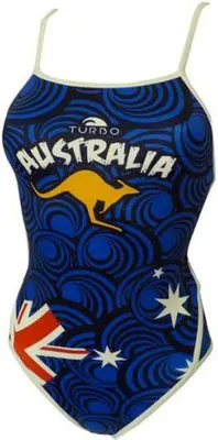 Image de Turbo Australia Maillot de bain bleu S Femme Bleu S