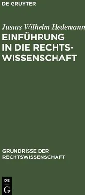 Obrázok produktu pre Einführung in die Rechtswissenschaft