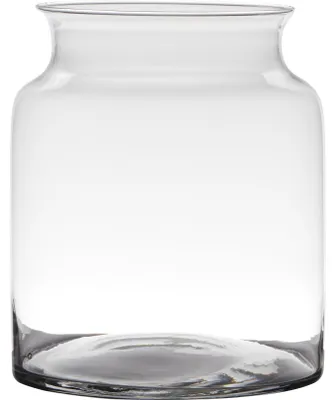 Produktbild von Hatchet Glass stilvolle Blumenvase - transparent - 23 x 19 cm