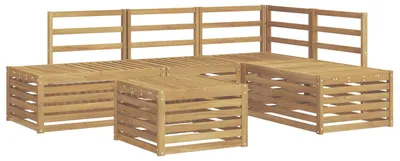 Image de Ensemble de canapés d'extérieur 5 pièces vidaXL, blanc