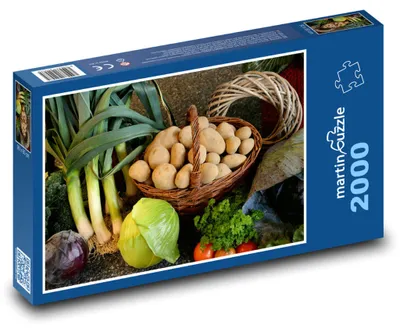 Zdjęcie produktu dla Puzzle 2000 Jesienne zbiory warzyw - martinpuzzle