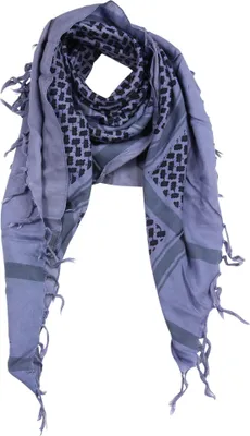 Produktbild von Tuch im Pali-Stil bedruckt - blau - schwarz - Palituch - Halstuch