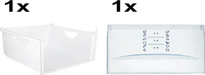 Produktbild von Original Liebherr Schublade oben 370x400x185mm 7426931 Blende 9041804 Gefrierfach KühlGefrierKombination